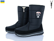 Дутики Roks 3117 чорний от магазина Frison