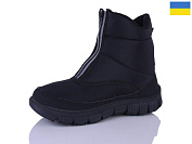 Ботинки Favorit 323 чорний чорна підошва от магазина Frison
