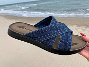 Шлепанцы Malibu 6105-1 blue от магазина Frison