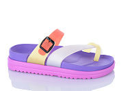 Шлепанцы Stt 8 білий-фіолет.(37-41) от магазина Frison