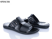 Шлепанцы Spencer 10386 чорний от магазина Frison