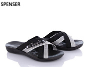 Шлепанцы Spencer 007 чорний от магазина Frison