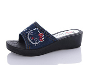 Шлепанцы Sali One ЖК007 синій от магазина Frison