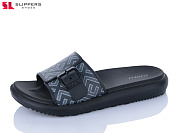 Шлепанцы Slipers A3 чорний от магазина Frison