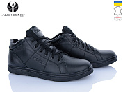 Кроссовки Alex Bens Еко1 чорний от магазина Frison