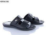 Шлепанцы Spencer 2403 чорний от магазина Frison