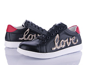 Кеды Mona Liza Love black от магазина Frison