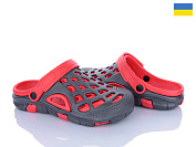 Кроксы Vladimir Cross 308 сірий-червоний от магазина Frison