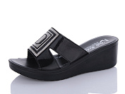 Шлепанцы Sali One 0970A чорний от магазина Frison