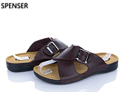 Шлепанцы Spencer 001-2 коричневий от магазина Frison