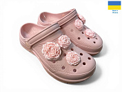 Кроксы Rai Shoes 411 пудра от магазина Frison