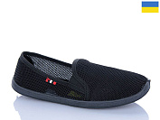 Слипоны Progress 04 чорний от магазина Frison