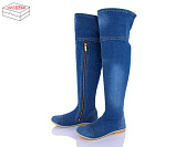 Ботфорты Mona Liza 375 синий от магазина Frison