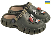 Кроксы Rai Shoes DS770 хакі-бежевий от магазина Frison