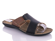 Шлепанцы Gurkem W26-5321 black-camel от магазина Frison