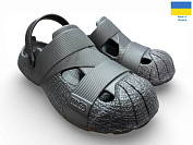 Кроксы Rai Shoes 528 сірий от магазина Frison