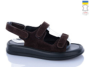 Босоножки Garti 11 коричневий замш от магазина Frison