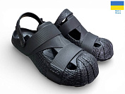 Кроксы Rai Shoes 528 чорний от магазина Frison