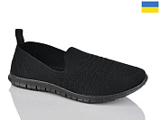 Слипоны Demur 648 чорний от магазина Frison