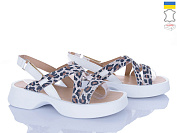 Босоножки Viscala 23938LP-176 шк.біл-велюр-лео от магазина Frison