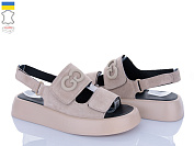 Босоножки A.N.I.One 4077GG бежевий замш от магазина Frison