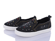 Слипоны Waldem WH08 jeans black от магазина Frison