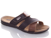 Шлепанцы Gurkem MKN6841 black-camel от магазина Frison