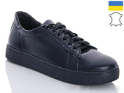 Кроссовки Arto 220 кожа черный от магазина Frison