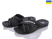 Шлепанцы Gurkem 2024-003-1 чорний-білий от магазина Frison