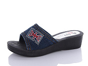 Шлепанцы Sali One ЖК010 синій от магазина Frison