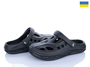 Кроксы Alex 123-KC2 чорний от магазина Frison