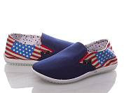 Слипоны Active 20-1691 синий от магазина Frison