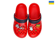 Кроксы Rai Shoes 009 червоний от магазина Frison