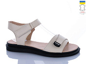 Босоножки Sali 702 бежевий чор-п. от магазина Frison