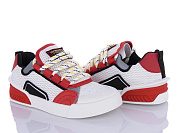 Кроссовки Violeta 143-42 white-red от магазина Frison