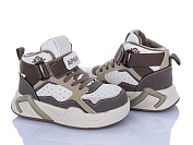 Кроссовки Clibee-Shosho ABQ1982P-1 beige-coffee от магазина Frison