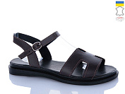 Босоножки Sali 513 коричневий к чор-п. от магазина Frison