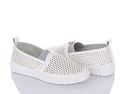 Слипоны Violeta 9-761 white от магазина Frison