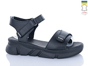 Босоножки Sali 701-25 чорний шкіра чор-п от магазина Frison