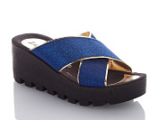 Шлепанцы Demur W26-W777-19 blue-gold от магазина Frison