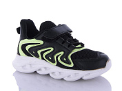 Кроссовки No Brand 1-B8 black-green от магазина Frison