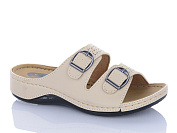 Шлепанцы Sali One 8520 бежевий от магазина Frison