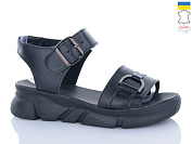 Босоножки Sali 1718-4 чорний шкіра чор-п от магазина Frison