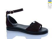 Босоножки Garti 82 коричневий замш от магазина Frison