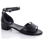 Босоножки Garti 143 чорна шкіра от магазина Frison