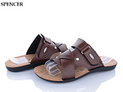 Шлепанцы Spencer 2402 коричневий от магазина Frison