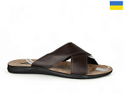 Шлепанцы Demur 2402-2 brown батал от магазина Frison