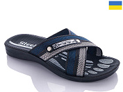 Шлепанцы Gurkem TRK2026-1 STL синій-сірий от магазина Frison