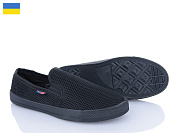 Слипоны Kindzer G042 чорний от магазина Frison