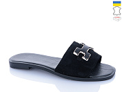 Шлепанцы Garti 09 чорний замш от магазина Frison